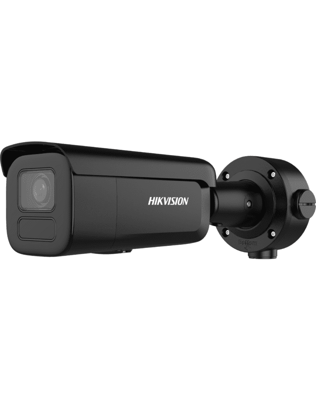 Hikvision bullet DS-2CD2646G2HT-IZS F2.8-12 (juoda, 4 MP, 60 m. IR, AcuSense, DarkFighter)