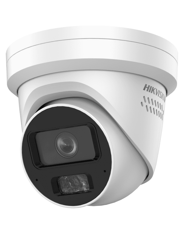 Hikvision Turret iDS-2CD5347G2/V-XS F2.8 (balta, 4MP, Hybrid Light 40m, Guanlan AI, Perimetro apsaugai)