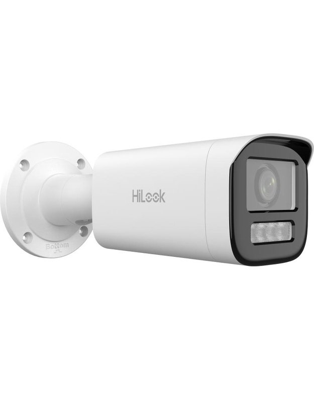 HiLook bullet IPC-B640HA-LZU F2.8-12 (balta, 4 MP, 50 m. IR, 50 m. LED, Hybrid Light)