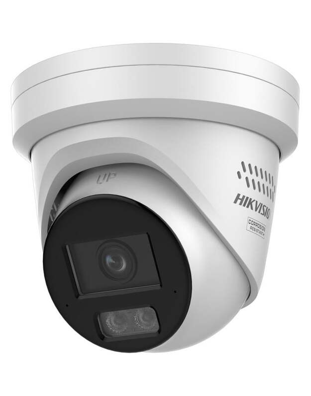 Hikvision Turret DS-2CD2347G3-LIS2UY/SL F4 (Balta, 4MP, Hybrid Light, IR+LED 30m)