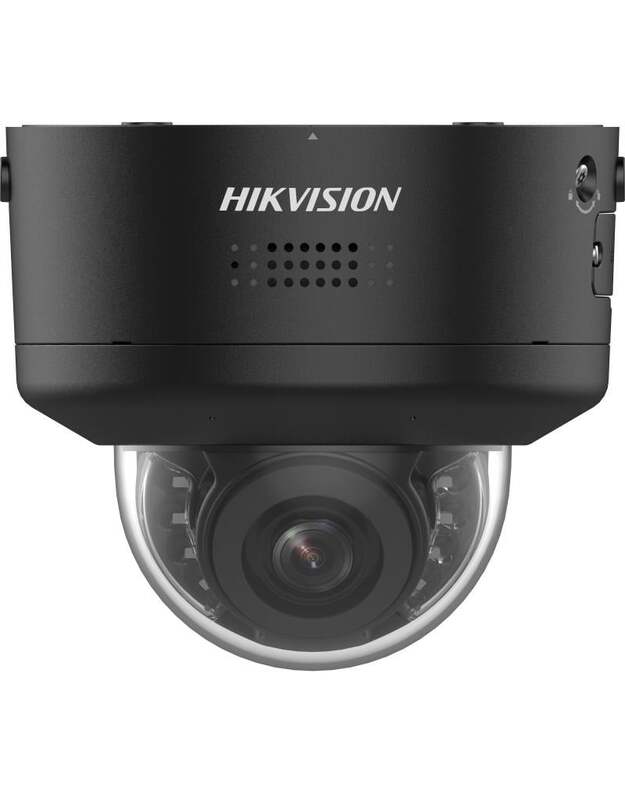 Hikvision dome DS-2CD2786G2H-IPTRZS2U/SL F2.8 (juoda, 8 MP, 40 m. IR + LED, AcuSense, DarkFighter)