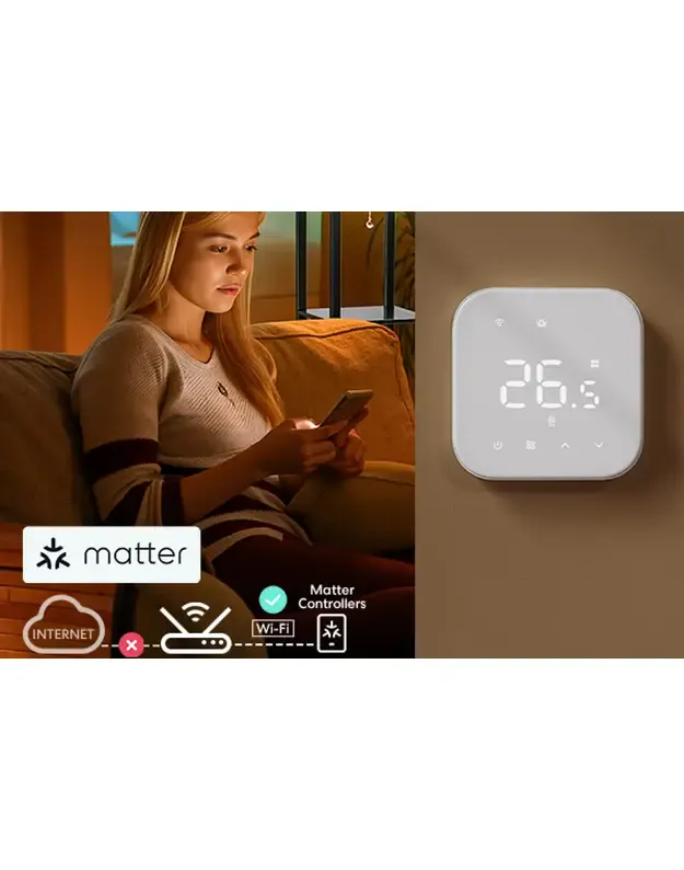 Meross išmanusis Wi-Fi termostatas MTS215 3