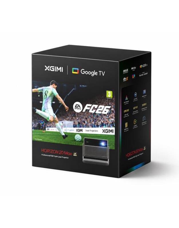 &bdquo;Xgimi HORIZON 20 Max&ldquo; namų projektorius su FC26 kodu