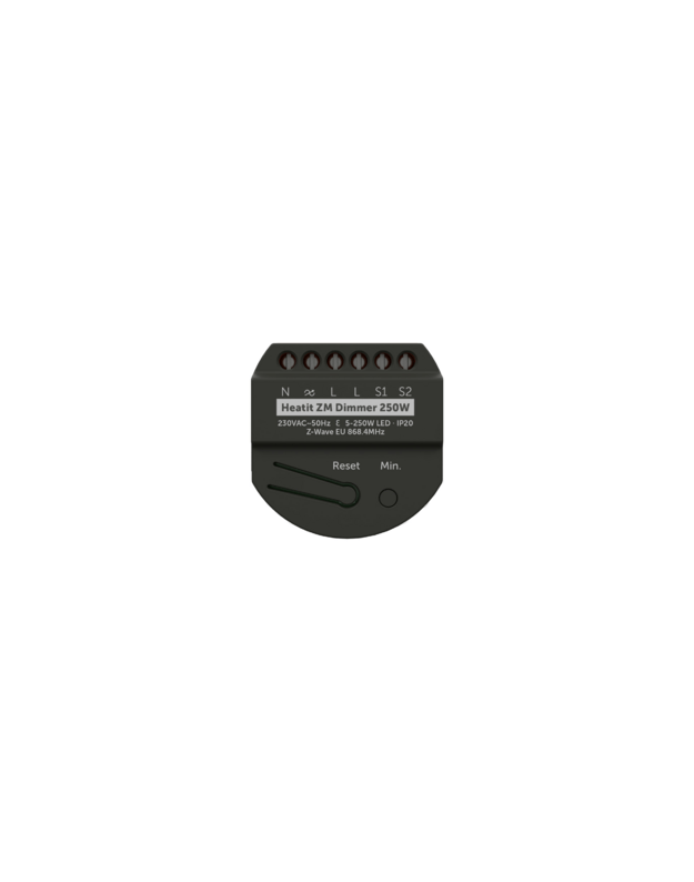 HEATIT ZM DIMMER „Z-WAVE“ IŠMANUSIS ŠVIESOS JUNGIKLIS - DIMERIS 16