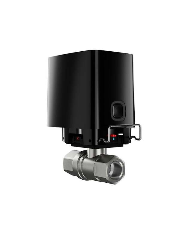 Bevielė elektrinė vandens sklendė Ajax WATERSTOP 52268.155.BL1 (Juoda)