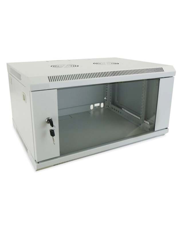 Komutacinė spinta 19   pakabinama 9U 600x600x501mm (pilka, surinkta, IP20) AWM2-6609