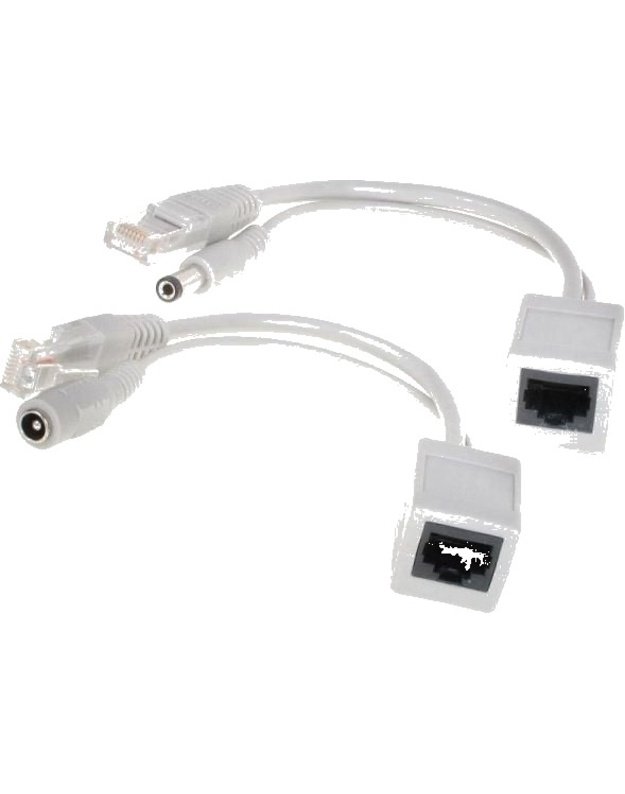 PoE adapteris POE-UNI (48V PoE į 12V, 10/100Mbps)