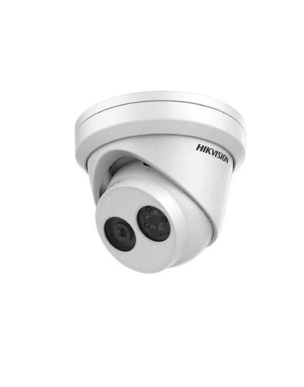 Hikvision dome DS-2CD2383G2-IU F2.8 (balta, 8 MP, 30 m. IR, AcuSense)