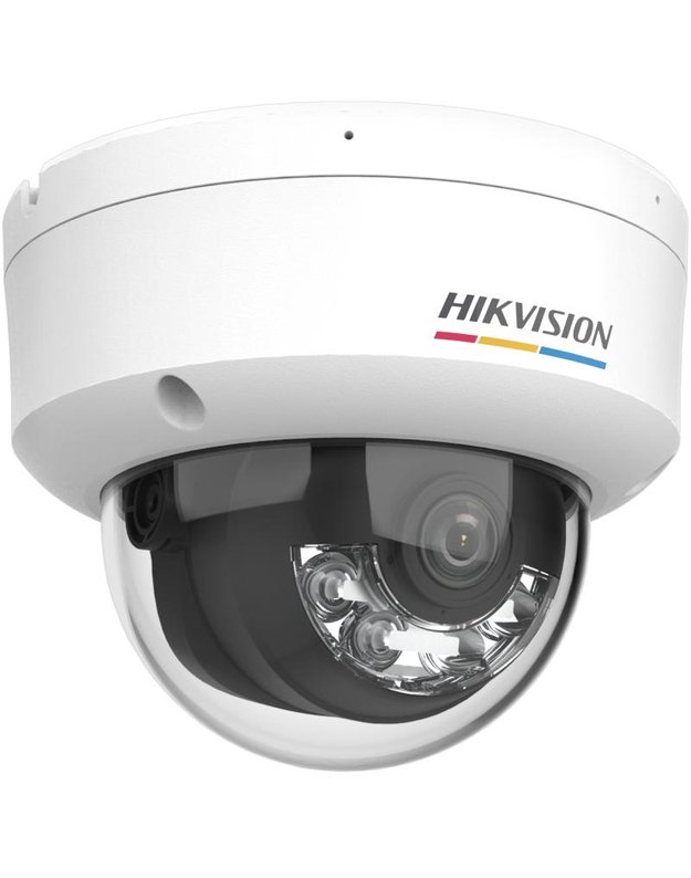 Hikvision dome DS-2CD1147G2H-LIUF F2.8 (balta, 4 MP, 30 m IR, 30 m. LED, Hybrid Light))