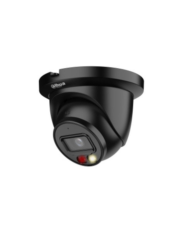 Dahua Dome IPC-HDW2849TM-S-IL-0280B F2.8 (Juoda, 8MP, ~111°, IR+balta šviesa 30m, IP67)