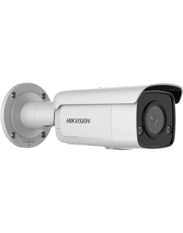 Hikvision bullet DS-2CD2T46G2-ISU/SL F2.8 (balta, 4 MP, 60 m. IR, AcuSense)