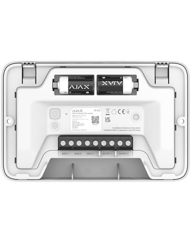 Bevielis modulis Ajax EN54 I/O Module (2x2) 124590.280.WH1 (baltas, 2&times;įėjimai/i&scaron;ėjimai)