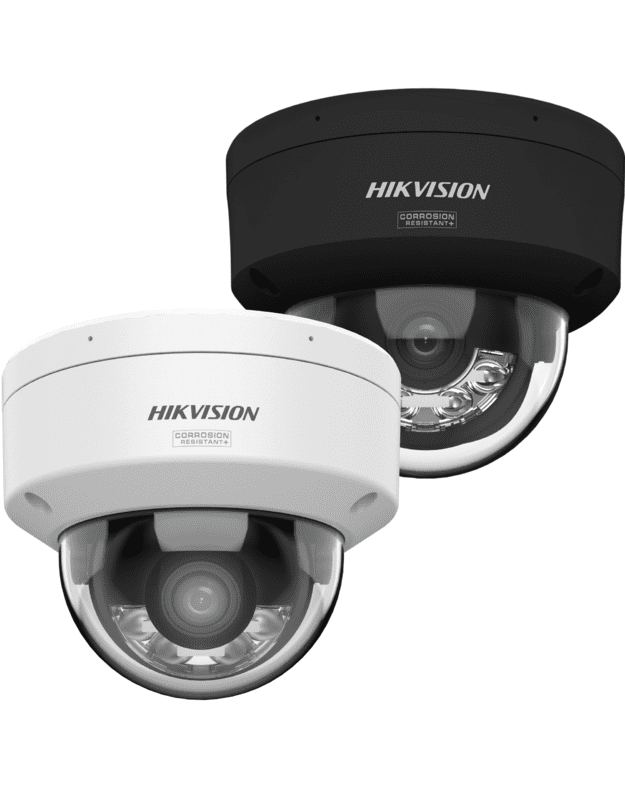Hikvision dome DS-2CD2187G3-LIS2UY F2.8 (Juoda, 8 MP, 30 m IR  30 m LED  Hybrid Light, ColorVu)