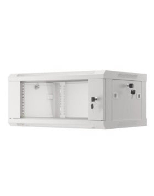 Komutacinė spinta 19   pakabinama 6U 600x600x368mm (pilka, nesurinkta, IP20) ASP2-6606