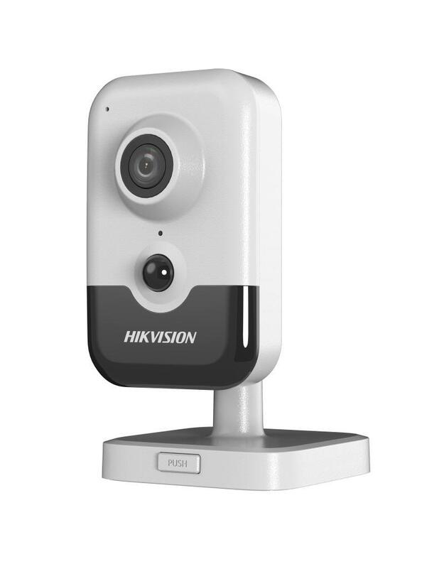 Hikvision cube DS-2CD2443G2-IW F2.8 (balta, 4 MP, 10 m. IR, AcuSense)