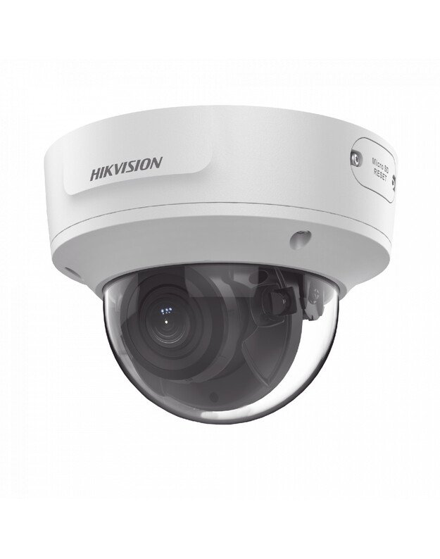 Hikvision dome DS-2CD2743G2-IZS (balta, 4 MP, 40 m. IR  30 m. LED, AcuSense)