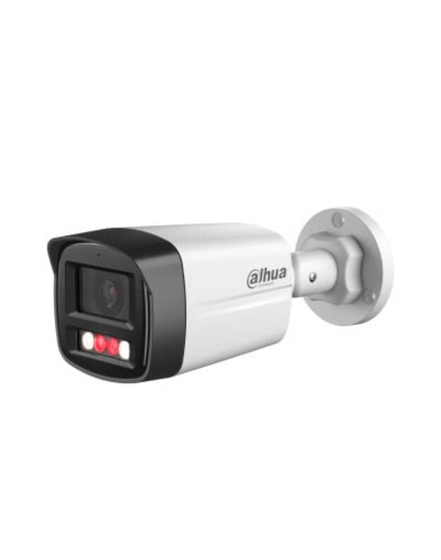Dahua Bullet IPC-HFW1439TL1-A-IL-0280B F2.8 (Balta, 4MP, ~95°, IR+balta šviesa 30m, IP67)