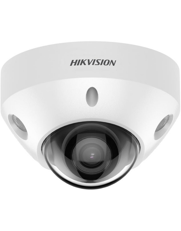 Hikvision Mini Dome DS-2CD2547G2-LS(C) F2.8 (balta, 4MP, ColorVu, 30 m IR, IK08)