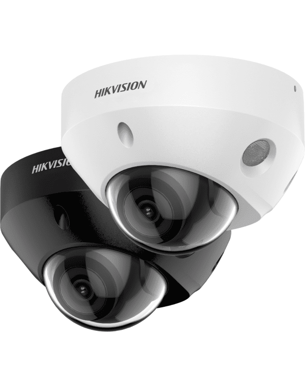 Hikvision mini dome DS-2CD2547G2-LS(C) F4 (balta, 4 MP, 30 m. IR, ColorVu)