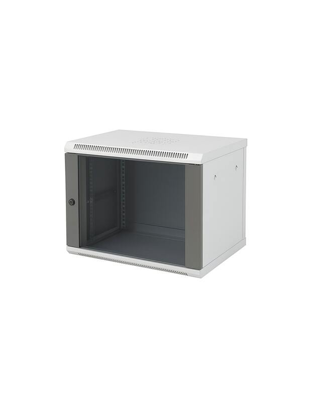 Komutacinė pakabinama spinta 19  6U 600x450x368mm (surinkta)