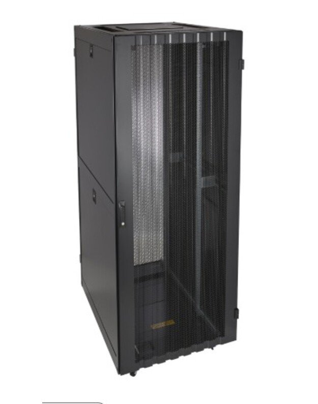 Komutacinė pastatoma spinta 19  42U Excel 544-42810-WDBF-BK (800x1000x2070mm, juoda)