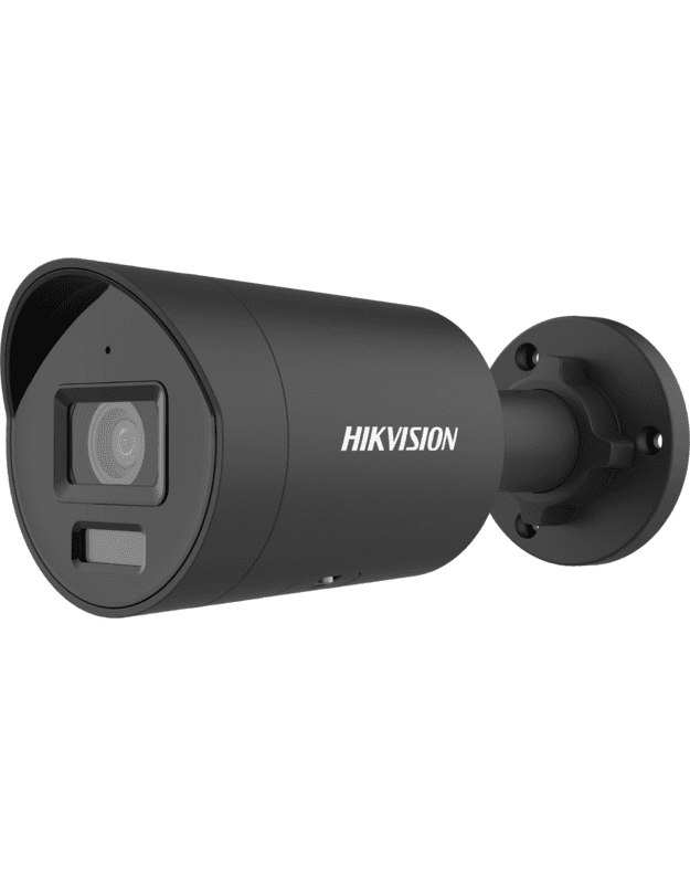 Hikvision bullet DS-2CD2086G2H-IU F2.8 (juoda, 40 m. IR, 8 MP, AcuSense)