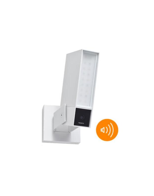 Netatmo išmanioji lauko kamera su sirena, balta