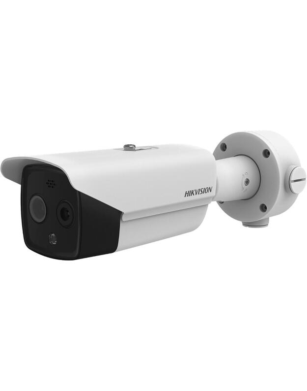 Hikvision termovizorinis ir optinis bullet DS-2TD2617-6/QA karščiavimui aptikti