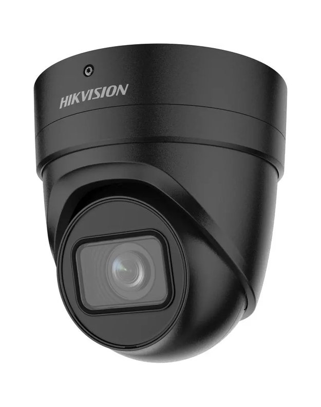 Hikvision dome DS-2CD2H86G2-IZS(C) F2.8-12 (juoda, 8 MP, 30 m. IR, AcuSense)