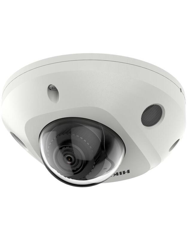 Hikvision mini dome DS-2CD2546G2-I F4 (balta, 4 MP, 30 m. IR, AcuSense)