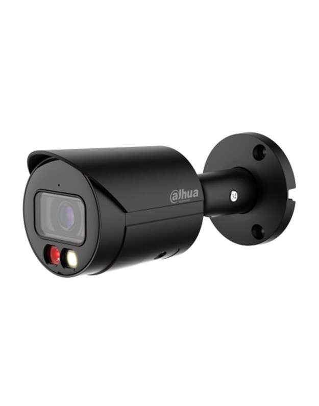 Dahua Bullet IPC-HFW2449S-S-IL-0280B F2.8 (Juoda, 4MP, ~95°, IR+LED 30m, IP67, PoE)