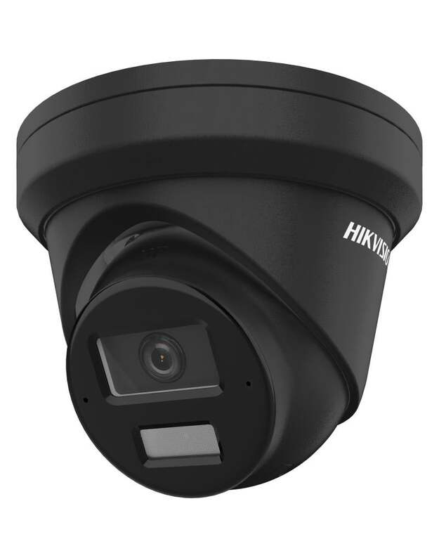 Hikvision dome DS-2CD2343G2-LI2U F2.8 (juoda, 4 MP, 30 m IR+LED, AcuSense)