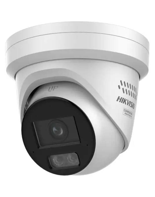 Hikvision Dome DS-2CD2387G3-LIS2UY/SRB F4 (balta, 8MP, Hybrid Light, ColorVu, IR + LED 30m)