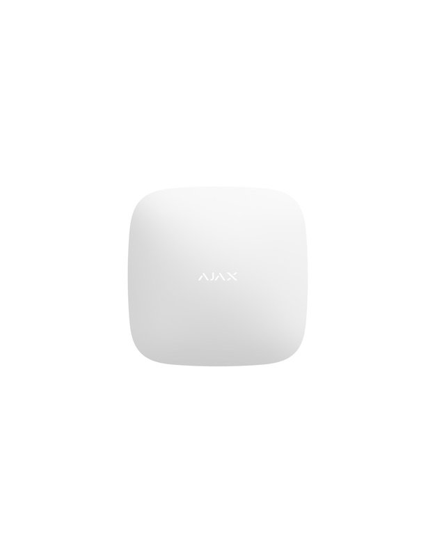 Bevielė centralė Ajax Hub 2 38239.40.WH1 (balta, 2G)