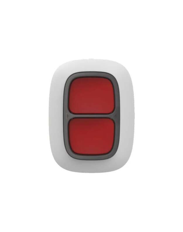 Belaidis panikos mygtukas AJAX DoubleButton (Baltas)
