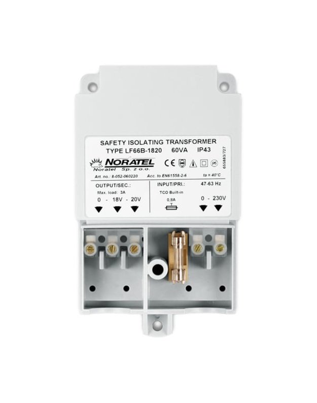 Transformatorius SATEL TR 60 VA (230V AC)