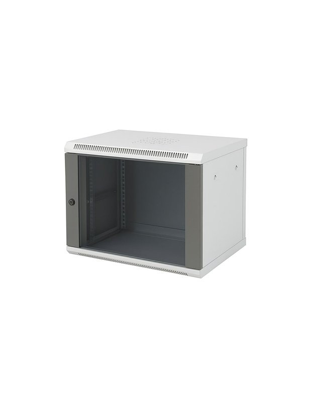 Komutacinė pakabinama spinta 19  6U 600x450x368mm (surinkta)