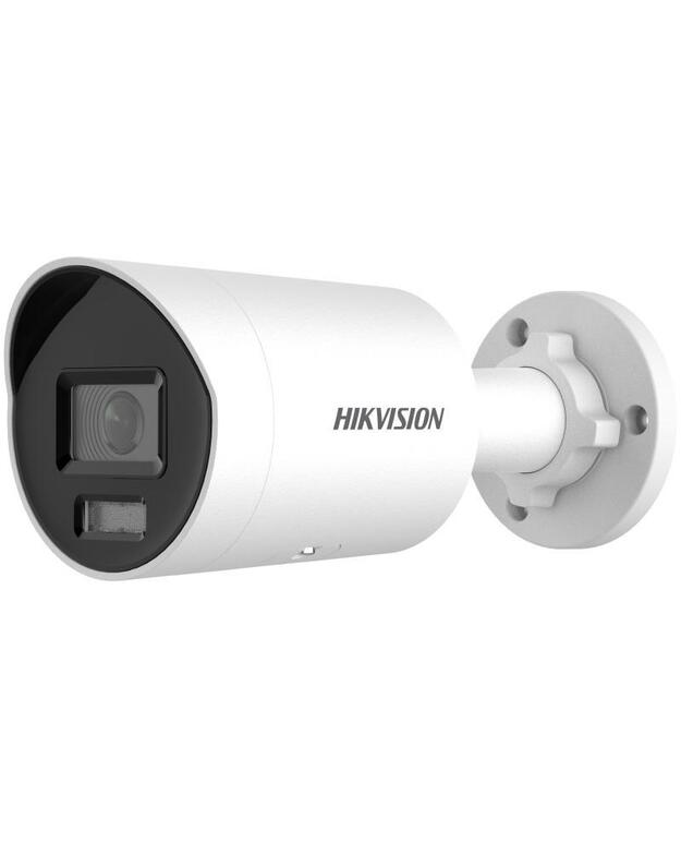 Hikvision bullet DS-2CD2047G2H-LIUeF F2.8 (balta, 4 MP, 40 m. IR  40 m. LED, Hybrid Light)