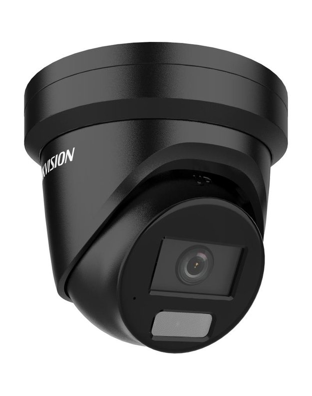 Hikvision dome DS-2CD2386G2H-IU F2.8 (juoda, 8 MP, 30 m. IR, AcuSense)