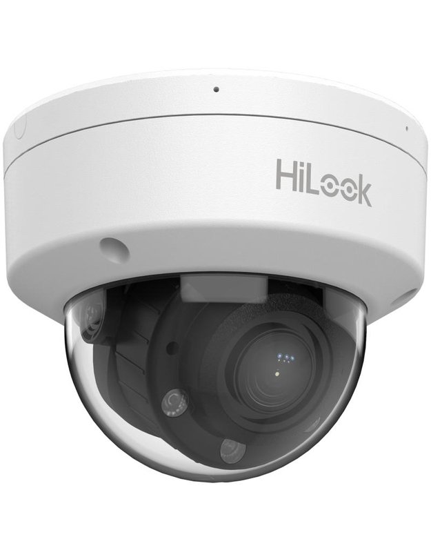 HiLook dome IPC-D620HA-LZU F2.8-12 (balta, 2  MP, 30 m. IR, 30 m. LED, Hybrid Light)