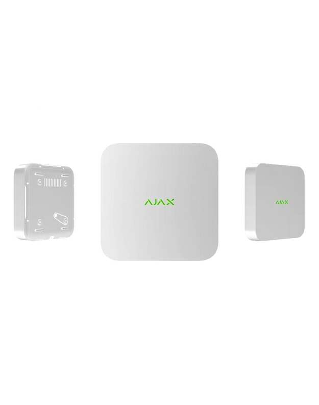 Ajax NVR HAC 134500.122.WH (baltas, 8 kanalų, HDMI, 2xUSB, H.265, HDD iki 16TB)