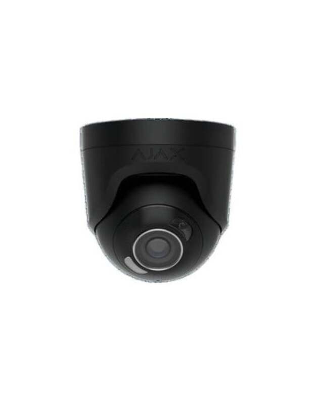 Ajax TurretCam HL 126260.197.BL1 F2.8 (juoda, 5MP, 50m IR+LED, Hybrid Light, True WDR, IP65)