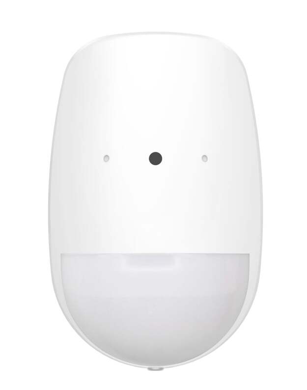 Judesio jutiklis Ellipse su stiklo dūžio detektoriumi Hikvision ALARM DS-PDPG12P-EG2
