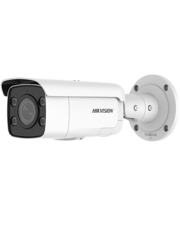 Hikvision bullet DS-2CD2T87G2-LSU/SL(C) F2.8mm (balta, 8 MP, 60 m. IR, ColorVu)