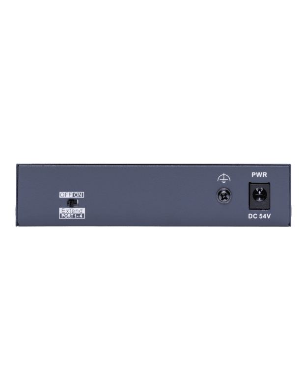 5 prievadų, 4 PoE komutatorius Hikvision DS-3E0105P-E/M(C)