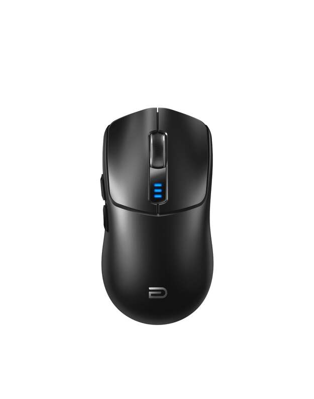 Kompiuterinė pelė Cudy MS9891 (juoda, belaidė, 2.4GHz, Bluetooth, Tri-Mode)