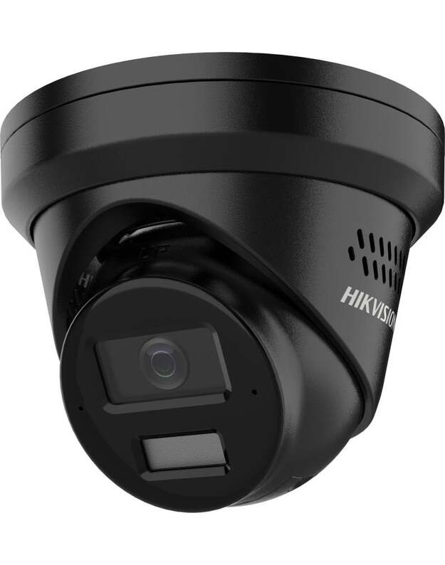 Hikvision dome DS-2CD2383G2-LI2U/SL F2.8 (juoda, 8 MP, 30 m IR+LED, AcuSense)