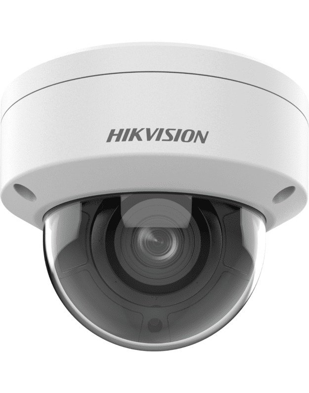 Hikvision dome DS-2CD2746G2HT-IZS F2.8-12 (balta, 4 MP, 40 m. IR, AcuSense, Darkfighter)