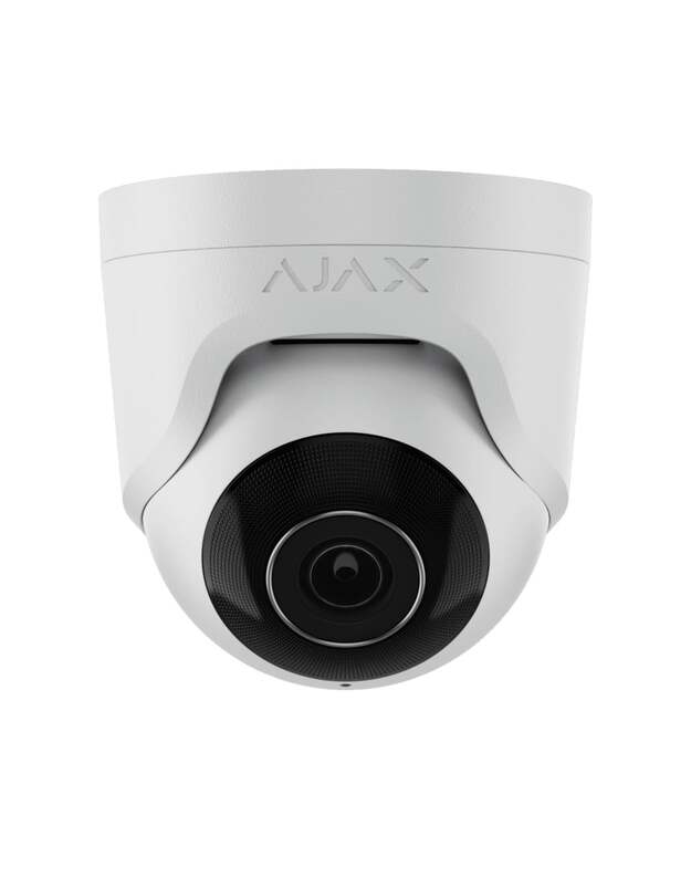 Ajax TurretCam 64923.197.WH1 F2.8 (balta, 5MP, 50m IR, microSD 256GB, IP65)