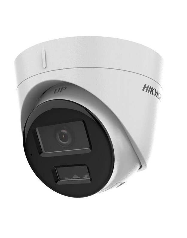 Hikvision dome DS-2CD1343G2-LIU F4 (balta, 4 MP, 30 m. IR + LED)